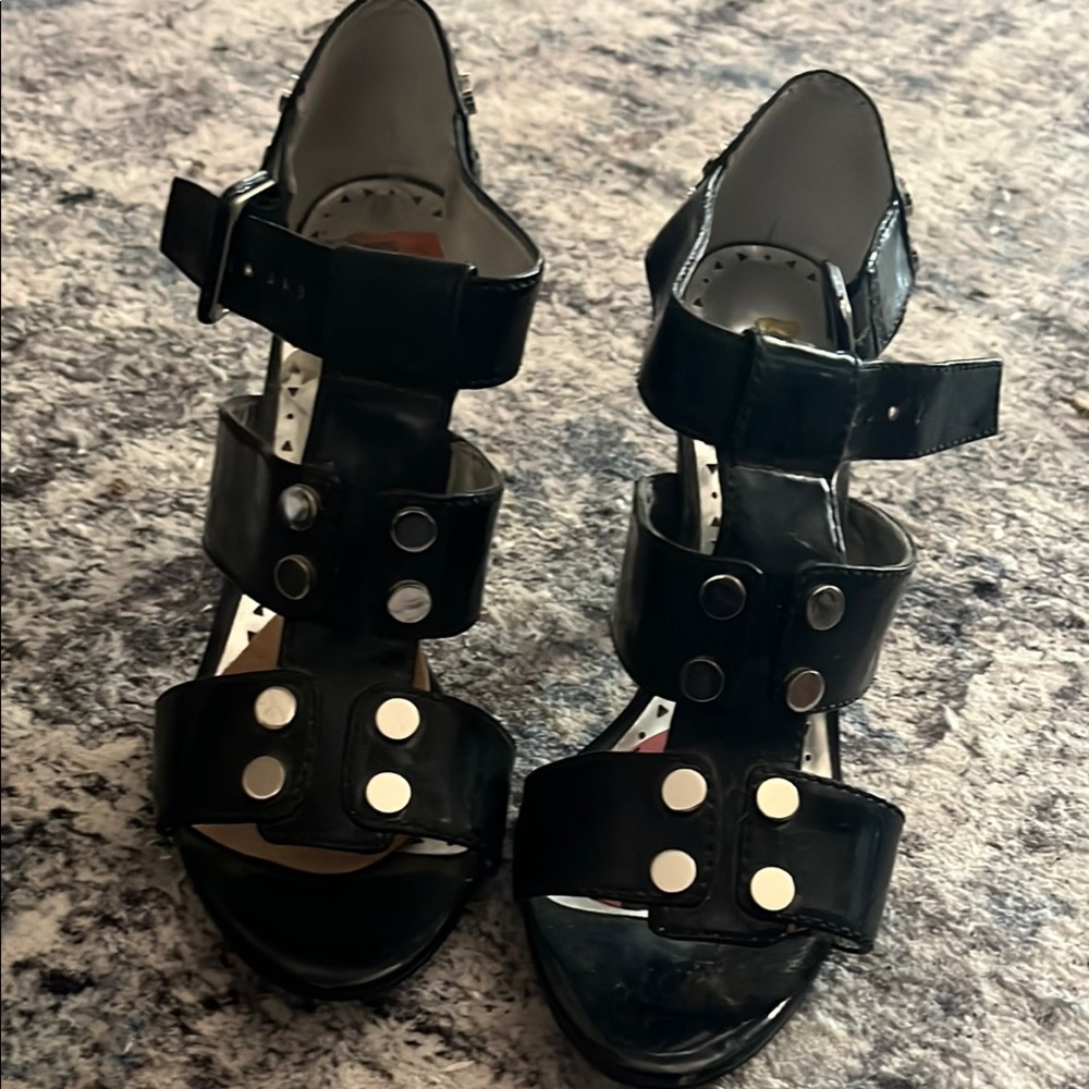 Black Strappy Sandals